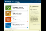 Zrzut ekranu startowego aplikacji e-Deklaracje Desktop