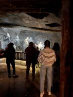 Zwiedzający w Kopalni Soli 