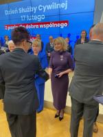 Pani Naczelnik odbiera Honorową Odznakę