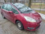 Samochód osobowy Citroen C4 Picasso, wielozadaniowy, rok prod. 2007,
poj. silnika 1560cm3,  moc silnika 80kW, zasilany olejem napędowym, manualna skrzynia biegów, przód