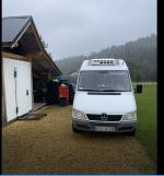 MERCEDES-BENZ SPRINTER SAMOCHÓD CIĘŻAROWY VAN 2003 KSU2UJ8 ,chłodnia, rodzaj paliwa olej napędowy