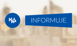 Grafika dekoracyjna z logo KAS informuje