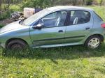 Samochód osobowy Peugeot 206 , nr rejestracyjny KDA09593, rok prod. 1998, brak aktualnego badania technicznego