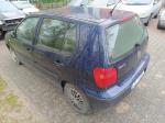 Samochód osobowy Volkswagen Polo, Hatchback, rok prod. 2000,
poj. silnika 999cm3, moc silnika 37kW, zasilany benzyną, manualna skrzynia biegów, tył samochodu