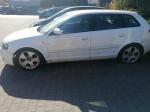Samochód osobowy Audi A3 w kolorze białym
