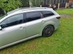 Samochód osobowy Mazda 6 kombi, w kolorze srebrnym metalic, rok produkcji 2009, przebieg 339.153 km, olej napędowy.